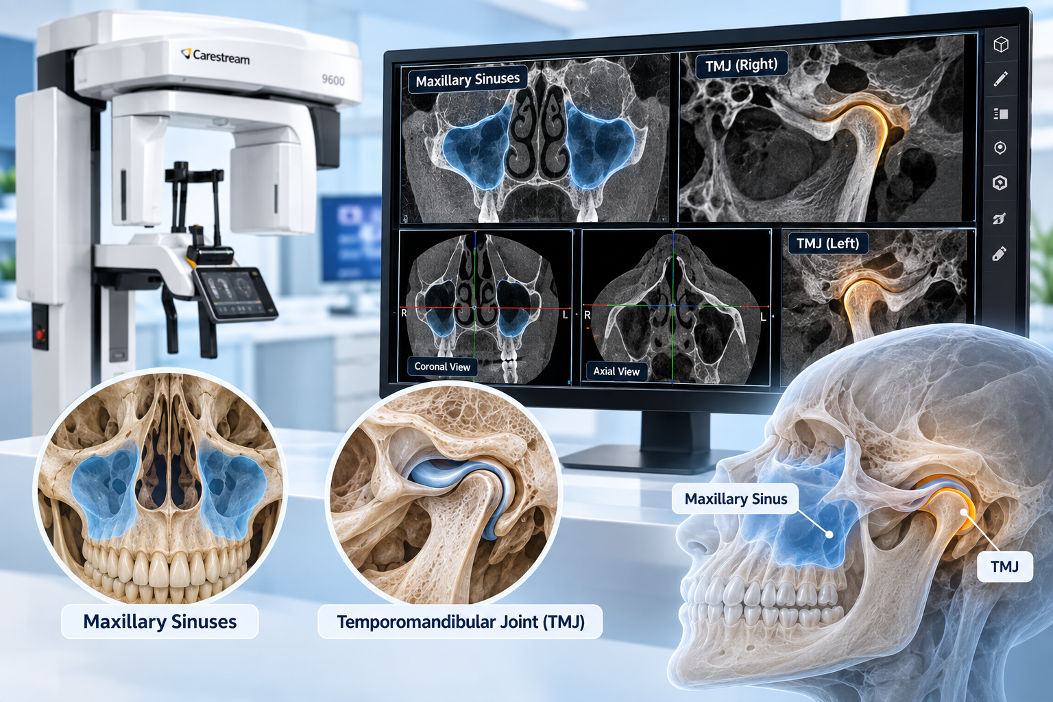 Maxillary Sinus & TMJ Examination
