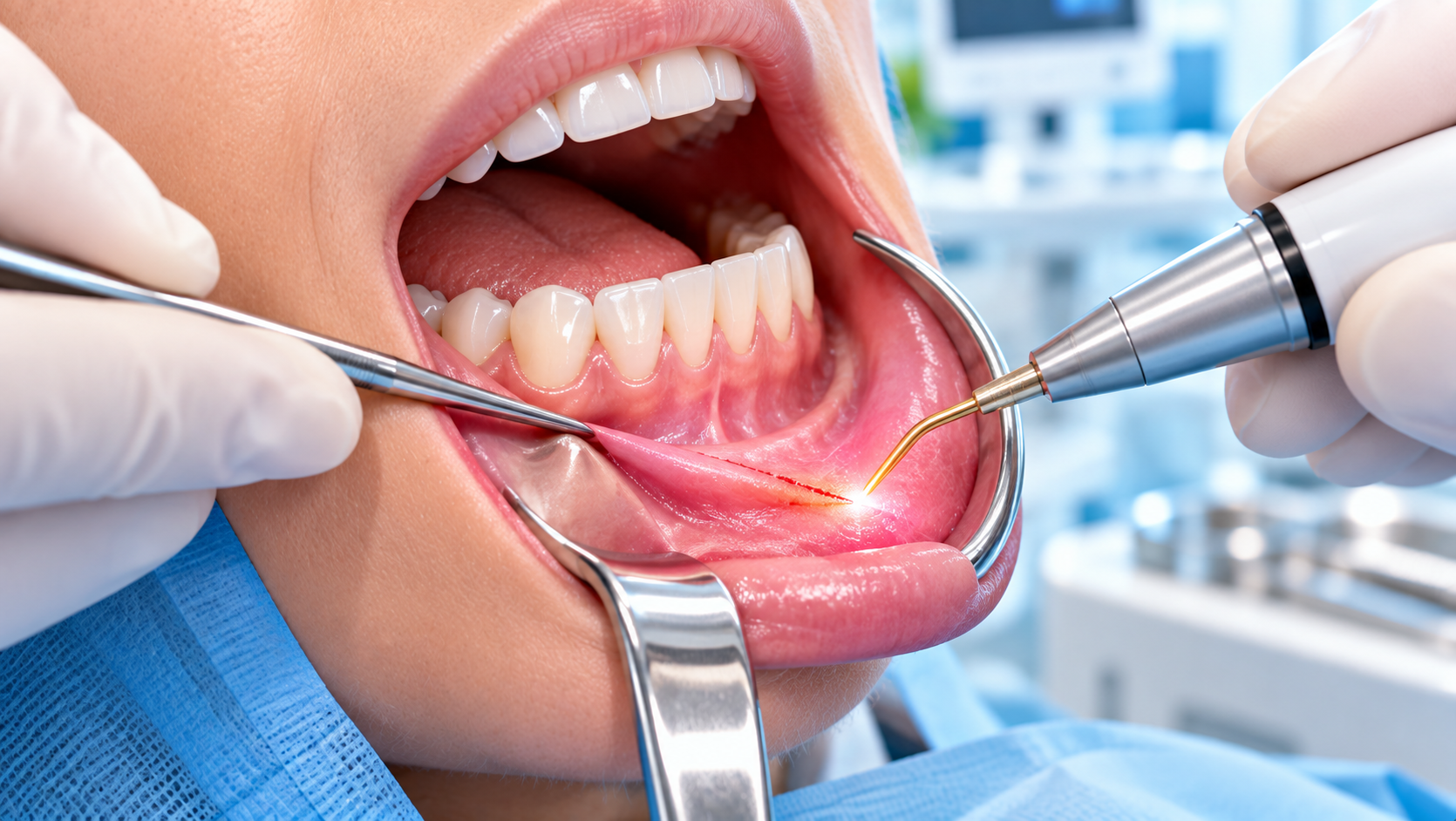 Vestibuloplasty at Dr Ajith's Madhav Modern Dental Speciality Clinic